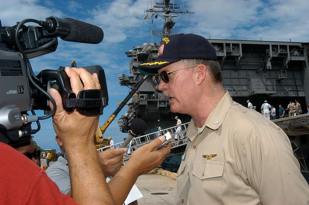 Capt. Thomas A. Parker, Commanding Officer, USS Kitty Hawk