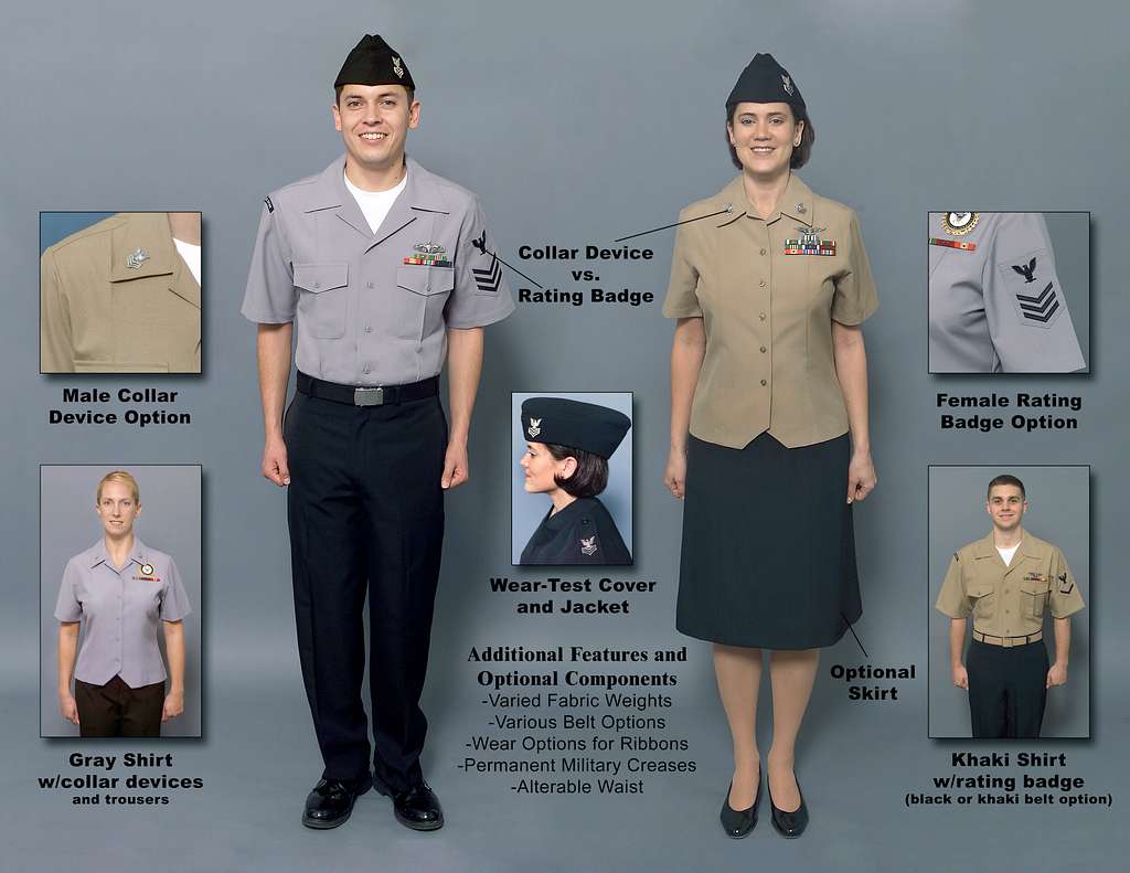 The Navy introduced a set of concept service uniforms for Sailors E6