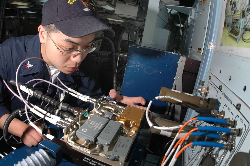 Aviation Electronics Technician 3rd Class Regis Wu, from Brooklyn, N.Y ...