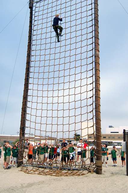 Sean Fitzgibbon, the assistant Cubmaster with Boy Scouts Of