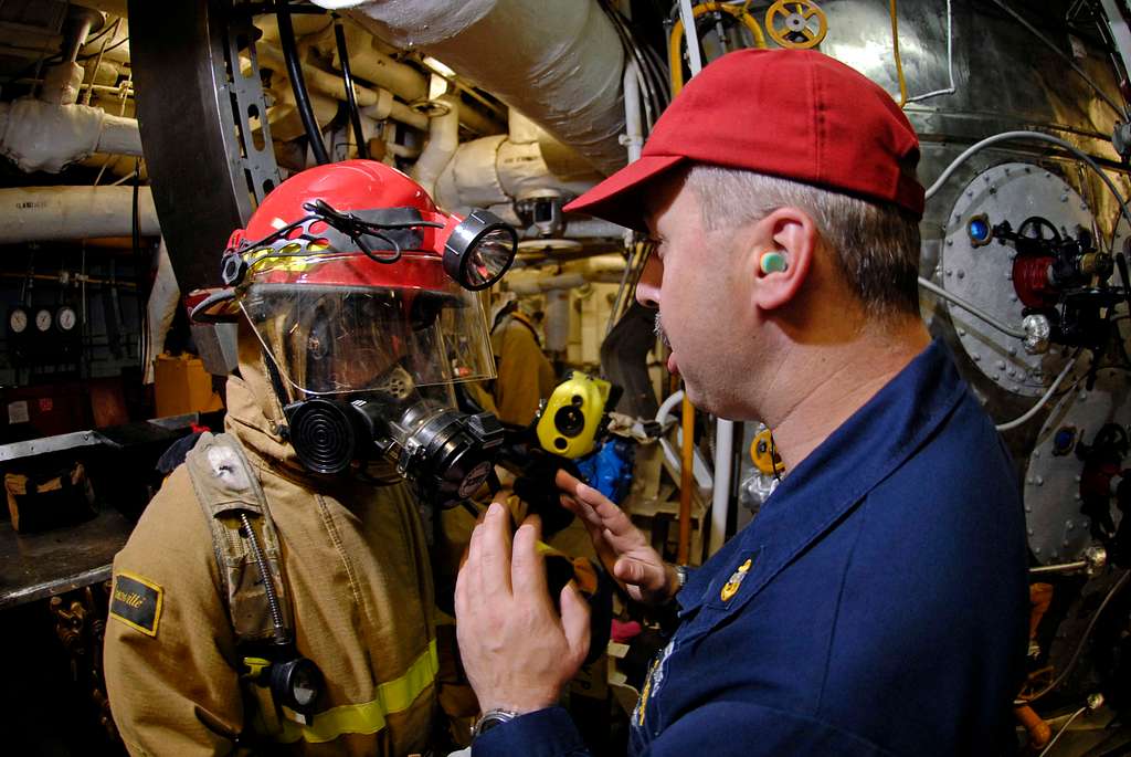 Navy Damage Control Fire Smoke Fan.