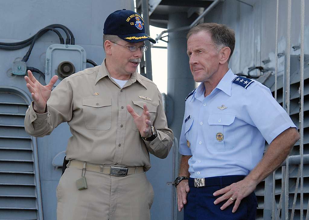 Capt. K. A. Parker, Commanding Officer Of The Guided-missile Cruiser 