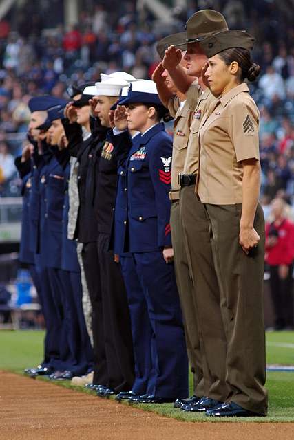 San Diego Padres host Military Appreciation Night - PICRYL