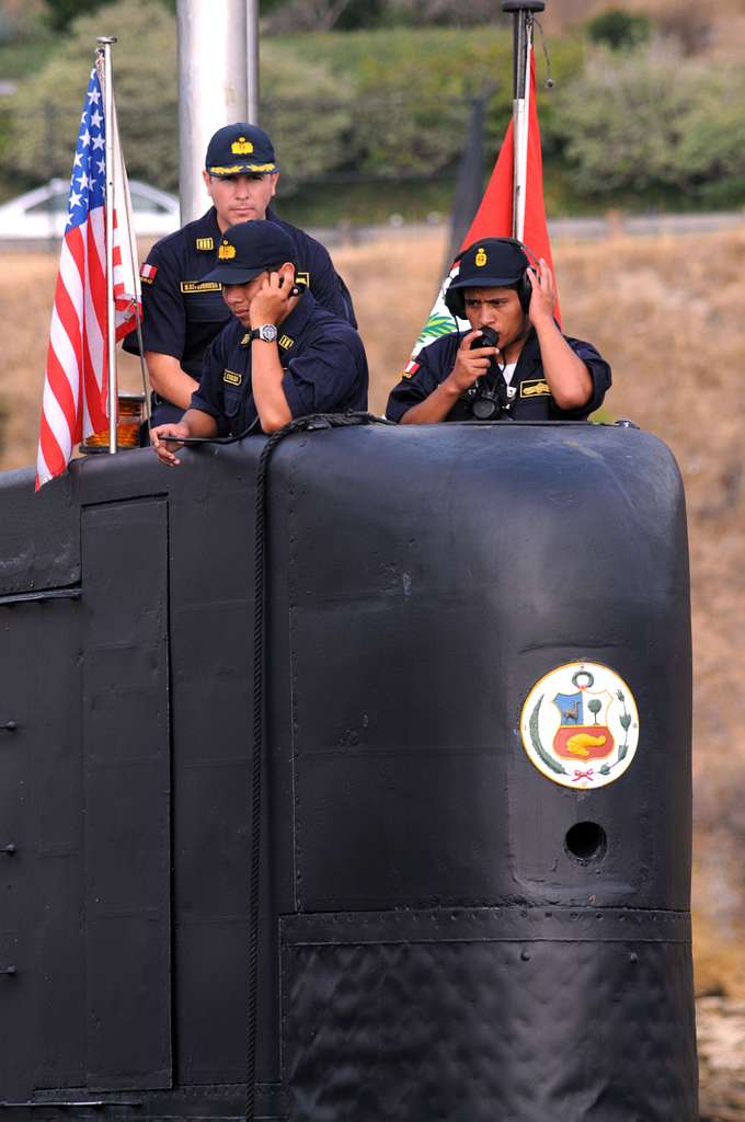 Manuel Rivadeneira commanding officer of Peruvian submarine BAP