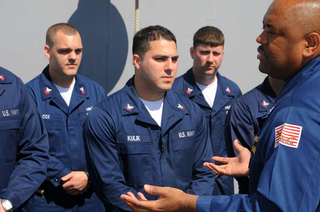 Capt. Anthony Swain, commanding officer of the guided-missile cruiser ...