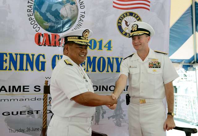 Rear Adm. Jaime S. Bernardino, Commander Of The Philippine Fleet ...