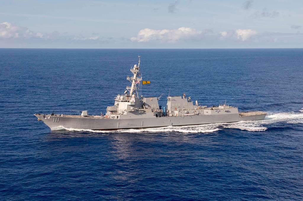 The Arleigh Burke class guided-missile destroyer USS Spruance (DDG 111 ...