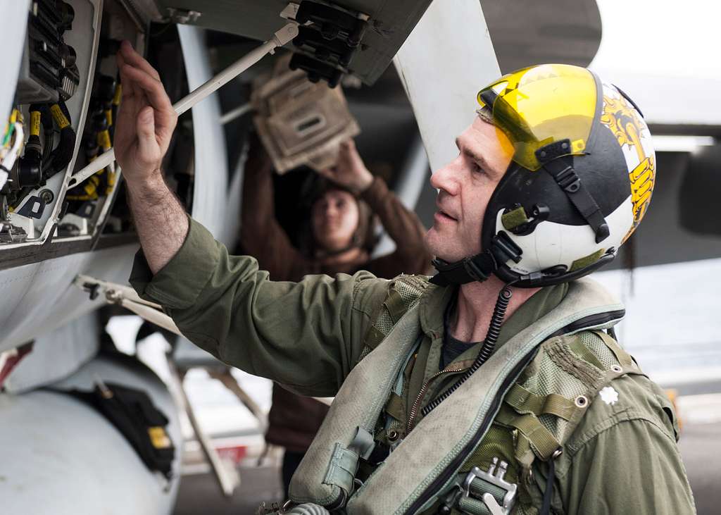 U.S. Air Force Capt. Bryant Tomlin, right, the 35th - PICRYL - Public