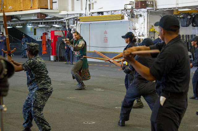 DVIDS - Images - San Diego Padres Player Visits USS Anchorage