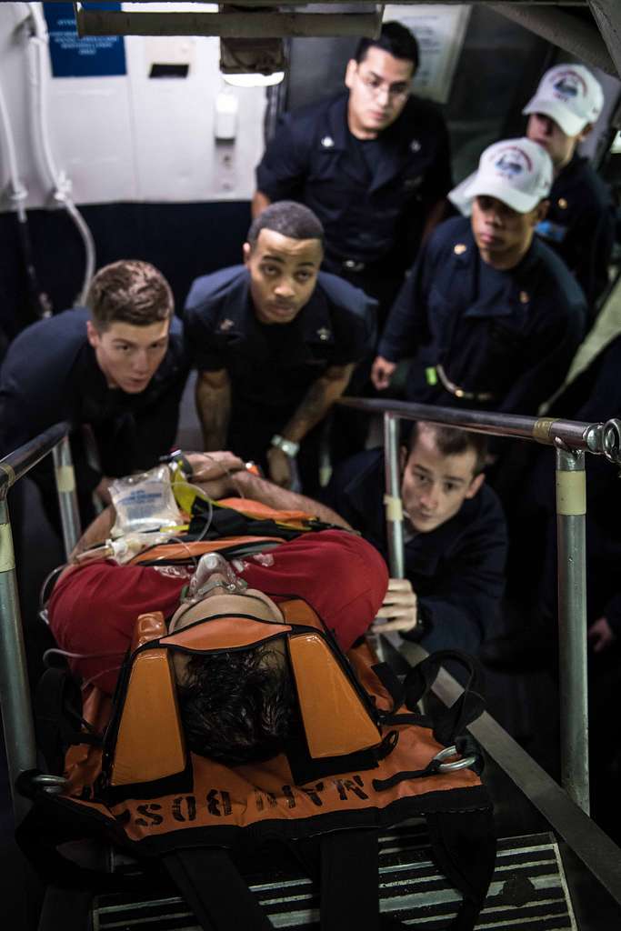 Sailors Assigned To The Aircraft Carrier Uss Theodore Roosevelt (cvn 71 