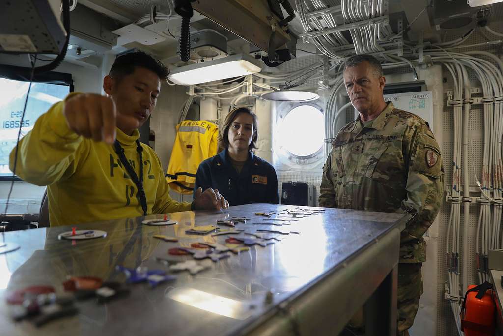 U.S. Marine SgtMaj. Carlos A. Ruiz (right) exchanges - PICRYL - Public  Domain Media Search Engine Public Domain Image